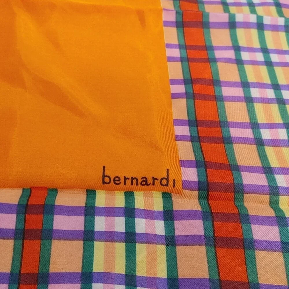 Vintage Bernardi Orange Scarf